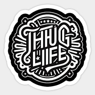 Urban Thug Life Artwork Sticker